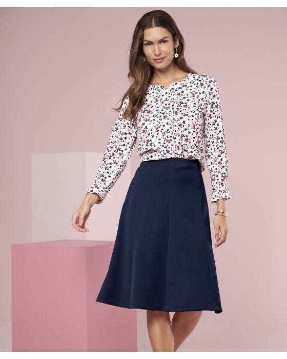 damart Floral Print Top