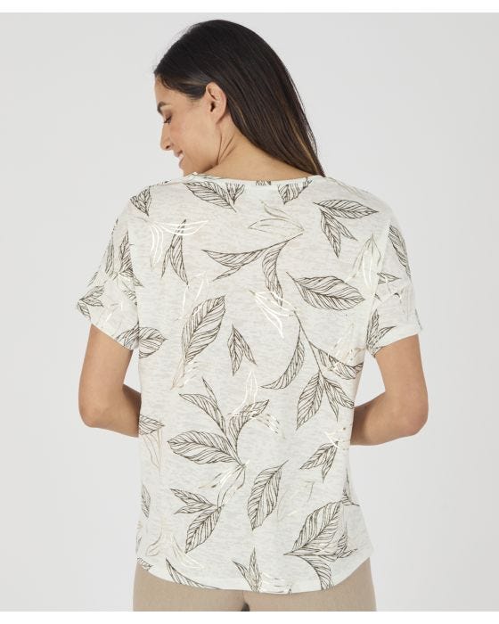 Damart Foil Print T-shirt