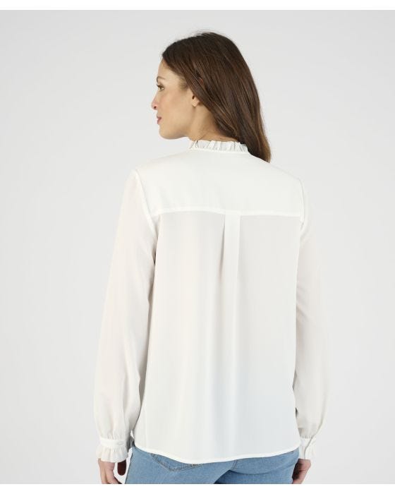 Damart Frill Detail Blouse