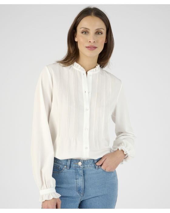 Damart Frill Detail Blouse