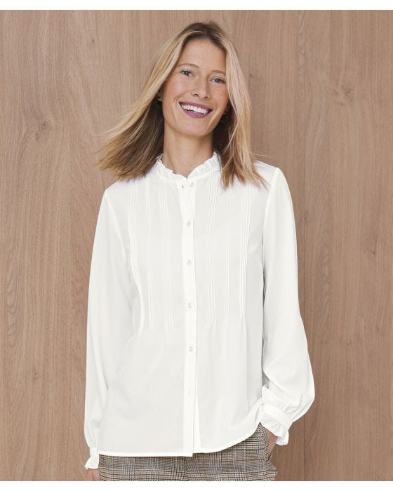 damart Frill Detail Blouse