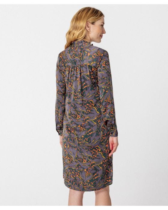 Damart Frill Neck Shirt Dress