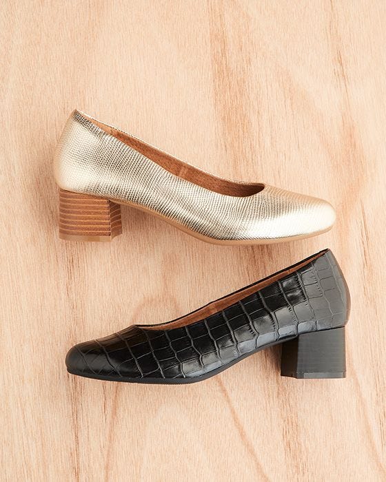 Damart Gold Court Shoe