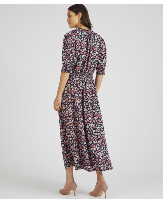 Damart Graphic Print Elasticated Waist Dress