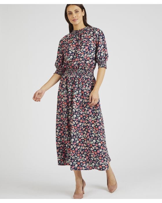 Damart Graphic Print Elasticated Waist Dress