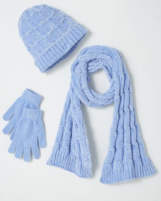 Damart Hat Scarf & Glove Set