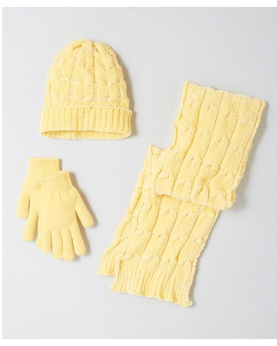 damart Hat Scarf & Glove Set