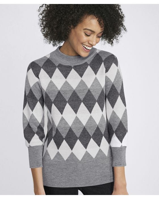 Damart Intarsia Jumper