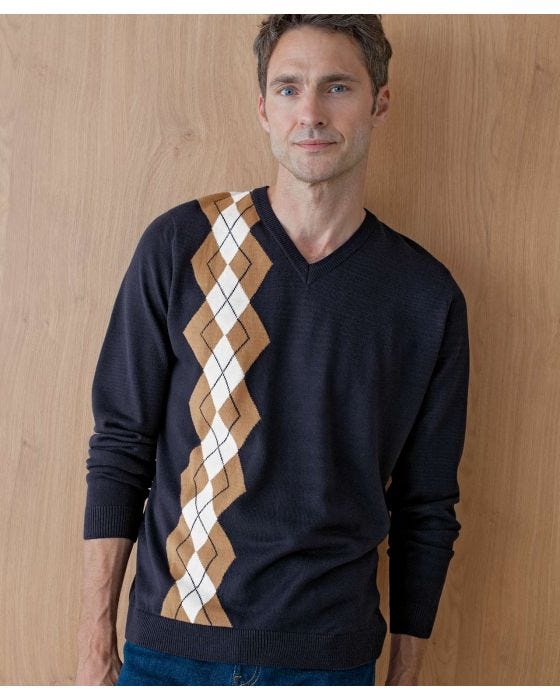 Damart Jacquard Sweater