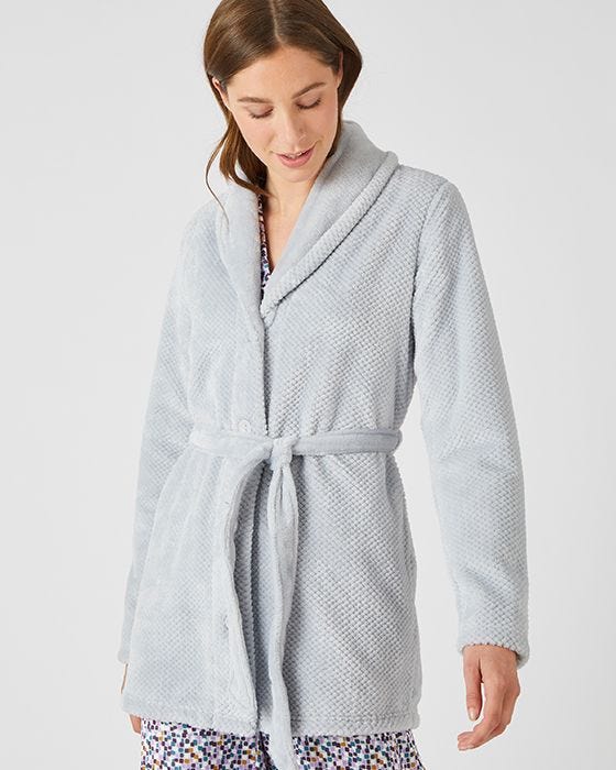 Damart Jaquard Dressing Gown