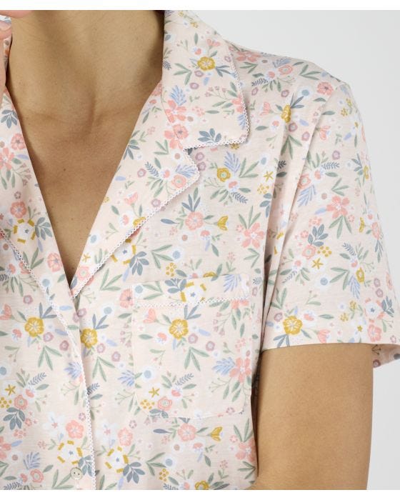 Damart Jersey Button Through Nightdress