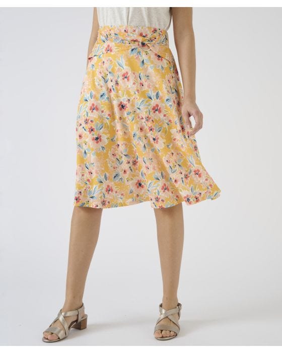 Damart Jersey Floral Skirt