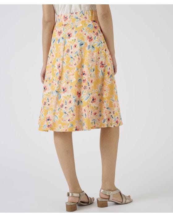 Damart Jersey Floral Skirt
