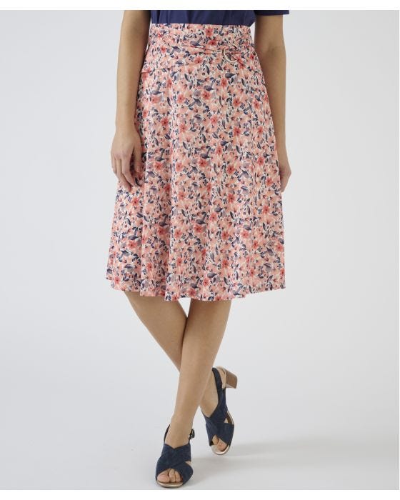 damart Jersey Floral Skirt