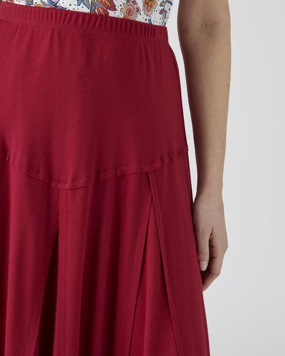 Damart Jersey Panelled Skirt