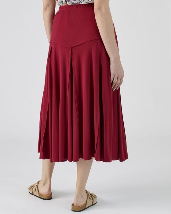 Damart Jersey Panelled Skirt