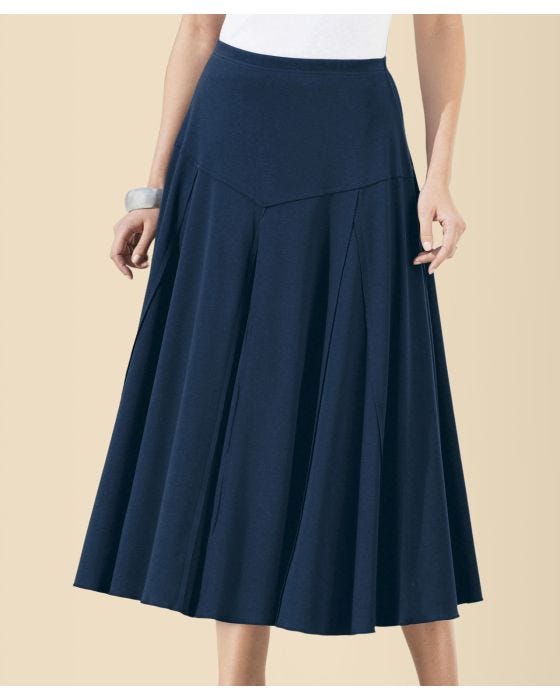 damart Jersey Panelled Skirt