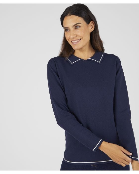Damart Jumper With Collar