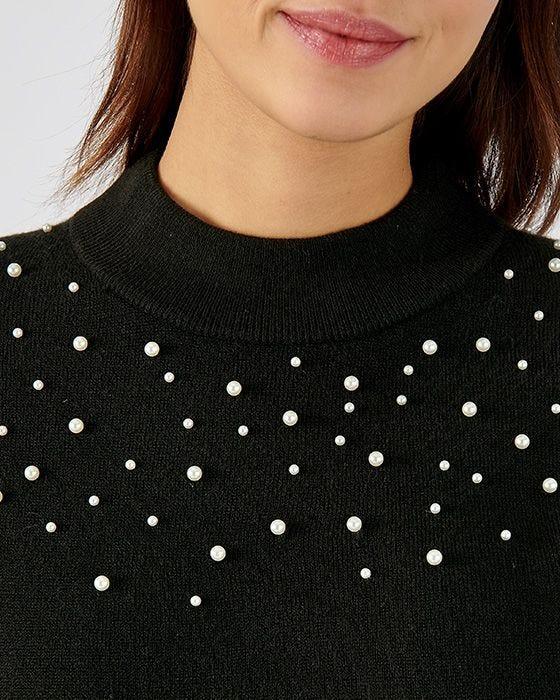 Damart Jumper With Pearls