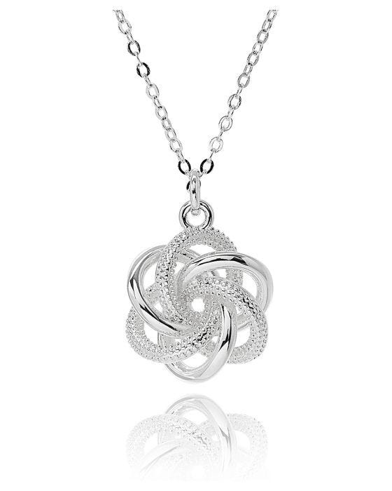 Damart Knot Earrings & Necklace Set