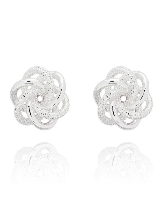 Damart Knot Earrings & Necklace Set