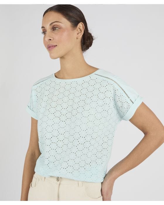 Damart Lace Front T-shirt