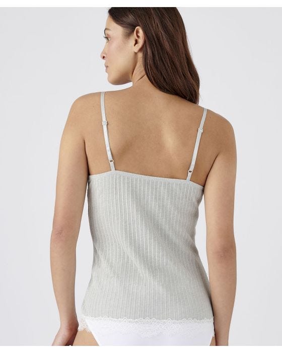 Damart Lace Trim Camisole