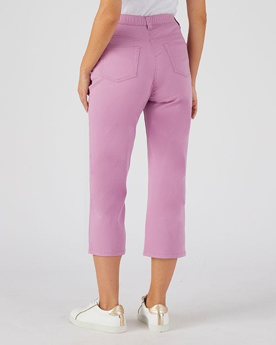 Damart Ladies Cotton Stretch Cropped Trousers