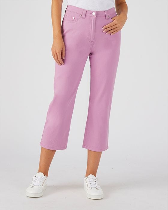 damart Ladies Cotton Stretch Cropped Trousers