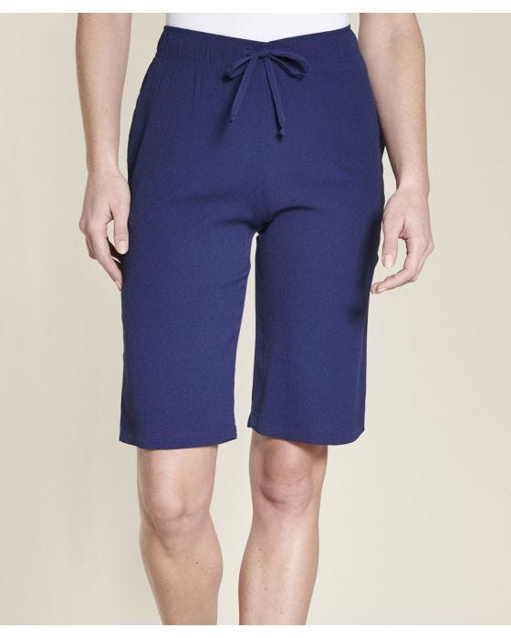 Damart Ladies Crinkle Bermuda Shorts