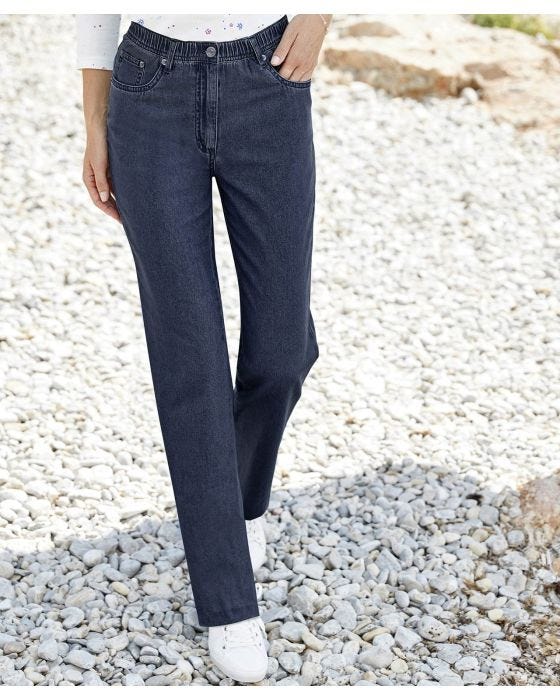 Damart Ladies Pull-On Jean Trousers