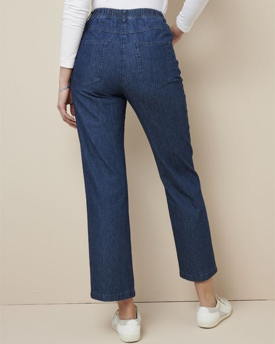 Damart Ladies Pull-On Jean Trousers