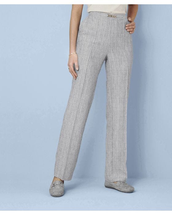 Damart Ladies Straight Leg Pull On Trousers