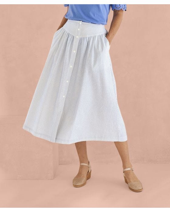 Damart Linen Mix Skirt