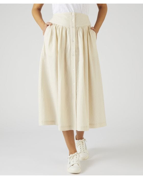 damart Linen Mix Skirt