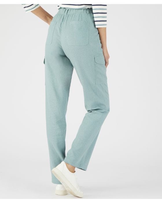Damart Linen Rich Cargo Trousers