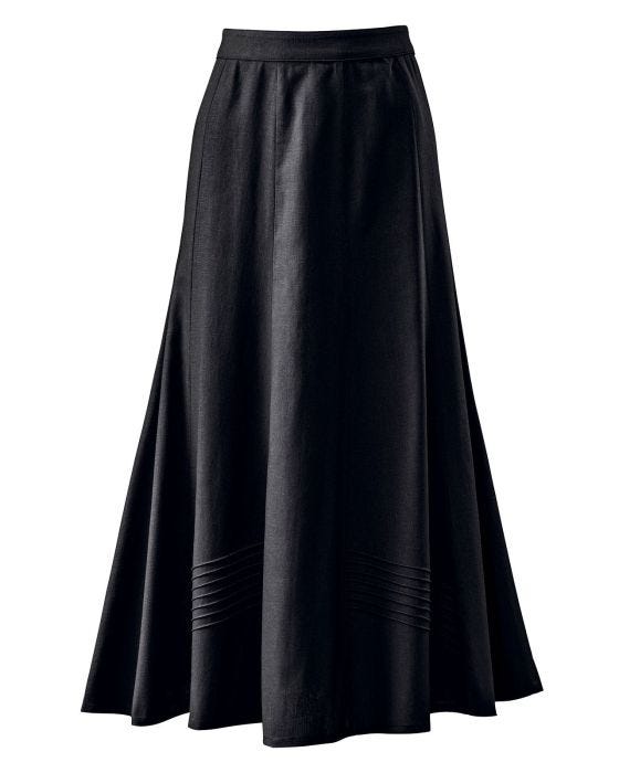 Damart Linen Rich Skirt