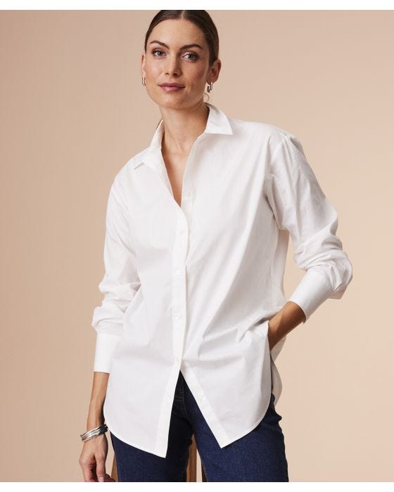 damart Long Sleeved Cotton Blouse