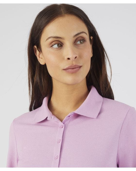 Damart Long Sleeved Piqué Polo