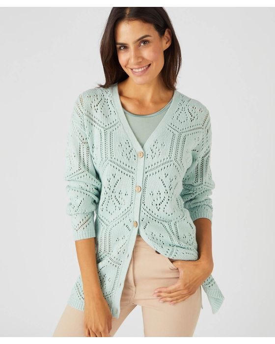 Damart Longline Cardigan