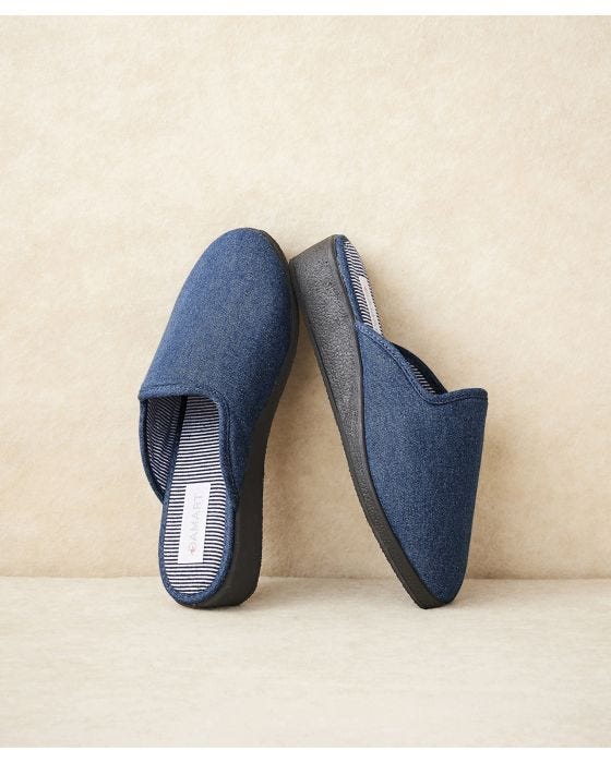 damart Memory Foam Mule Slippers