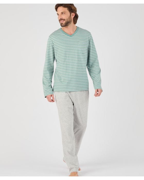 damart Men's Long Sleeve Jersey Pyjamas