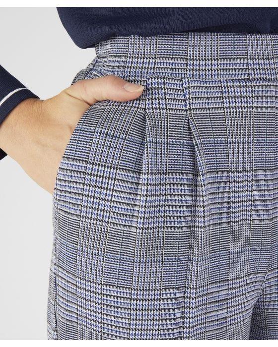 Damart Milano Wide-leg Check Trousers