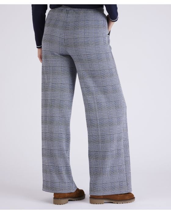 Damart Milano Wide-leg Check Trousers