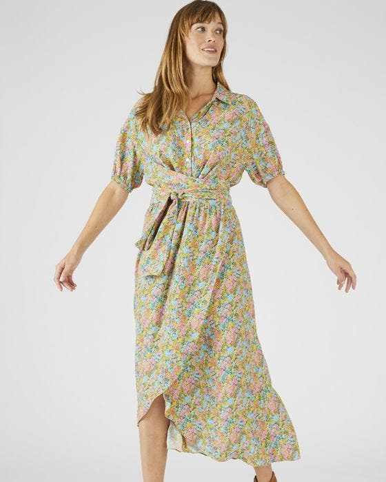 Damart Mock Wrap Dress