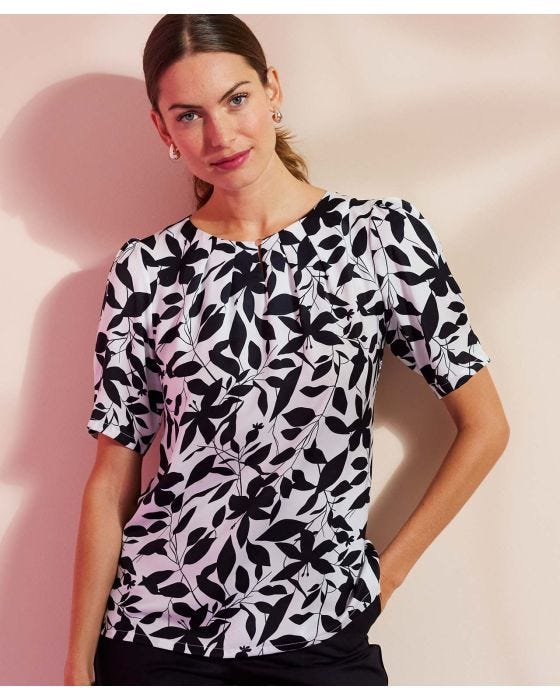damart Monochrome Printed Blouse