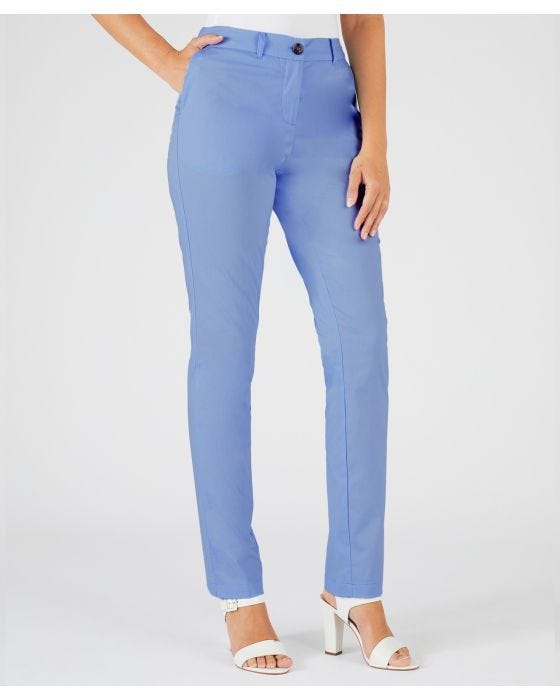 Damart Narrow Leg Stretch Cotton Trousers