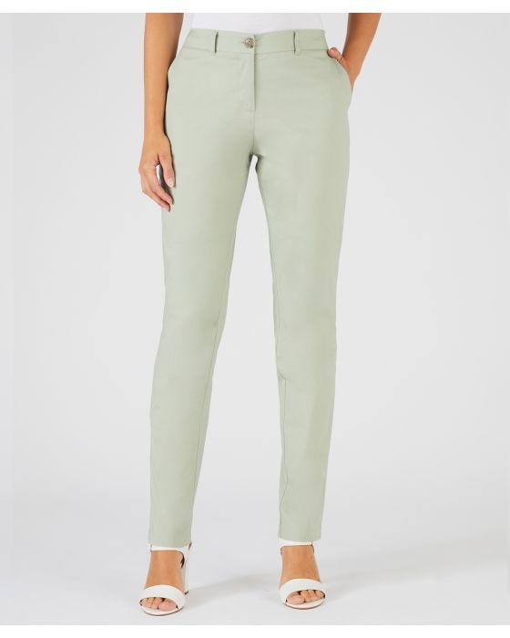 damart Narrow Leg Stretch Cotton Trousers