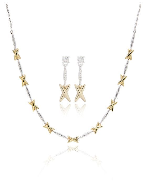 damart Necklace Bracelet & Earring Set