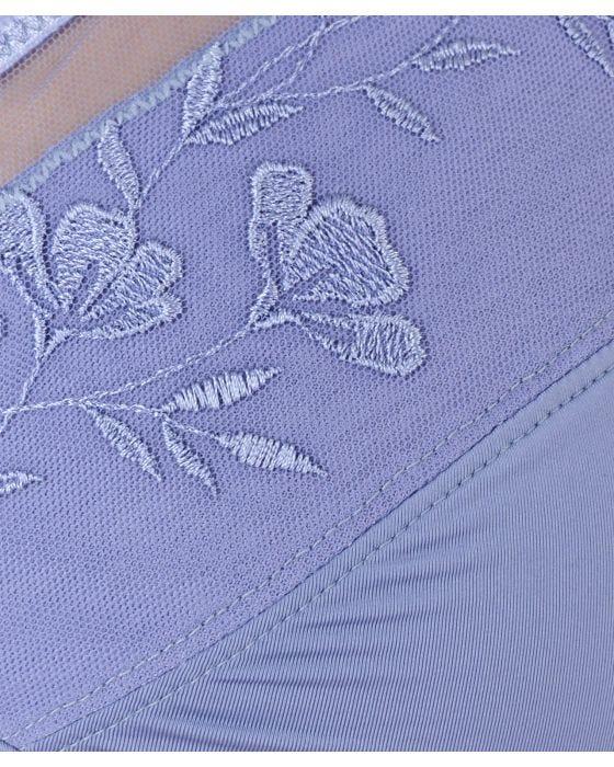 Damart Non-wired Embroidered Mesh Support Bra